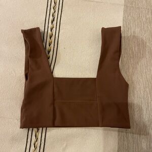 Joah Brown Chocolate Crop Top